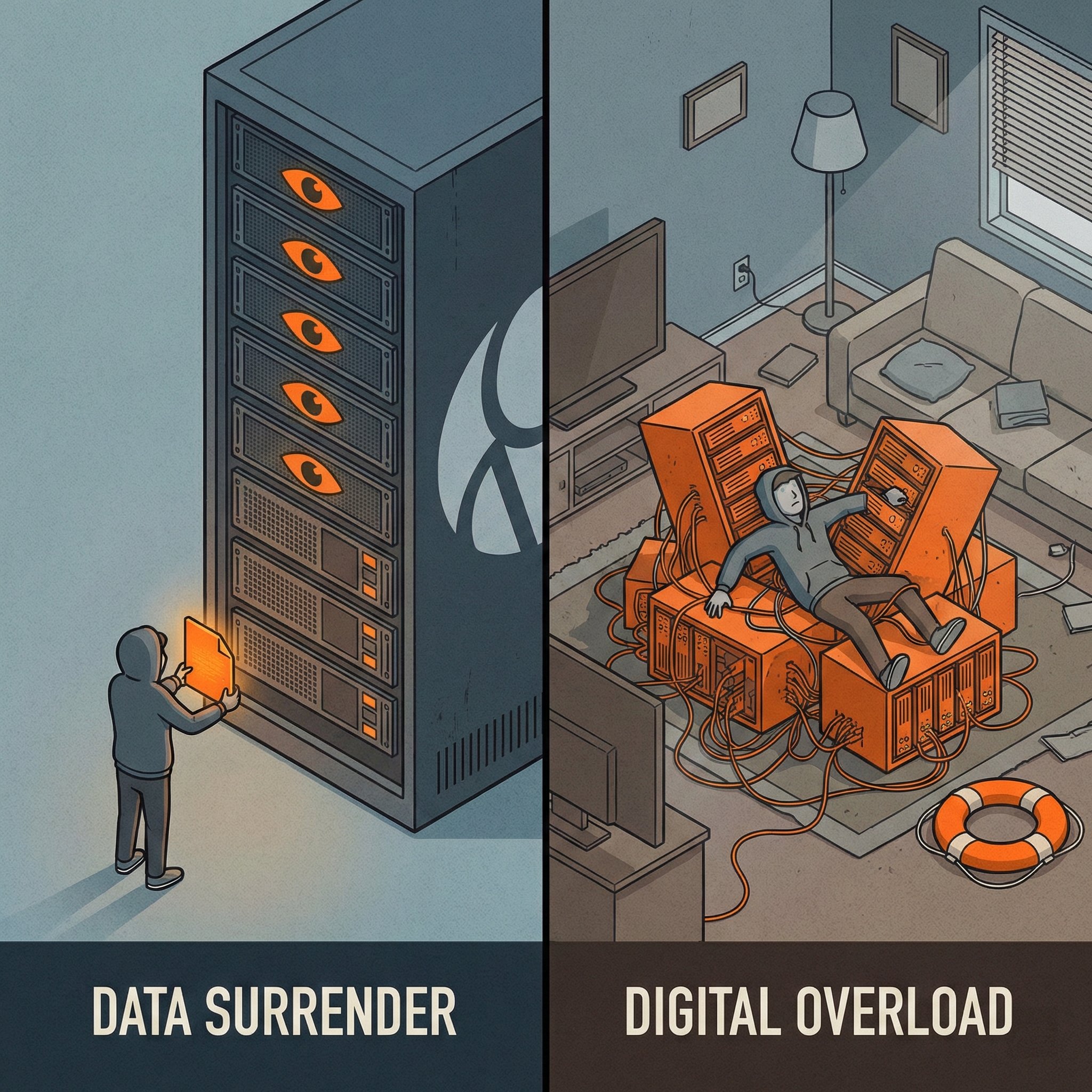 Data surrender vs digital overload